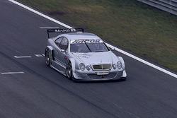 Bernd Schneider und Klaus Ludwig, testen den Mercedes CLK, HWA AG