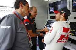 Romain Grosjean, Haas F1 Team, mit Günther Steiner, Haas-Teamchef