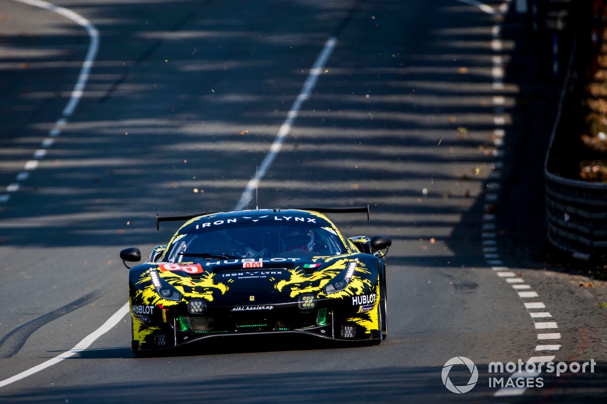 P56 #60 Iron Lynx Ferrari 488 GTE Evo: Claudio Schiavoni, Sergio Pianezzola, Paolo Ruberti