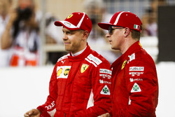 Володар поулу Себастьян Феттель, Кімі Райкконен, Ferrari