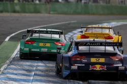 Edoardo Mortara, Audi Sport Team Abt Sportsline, Audi RS 5 DTM; Rene Rast, Audi Sport Team Phoenix, Audi RS 5 DTM