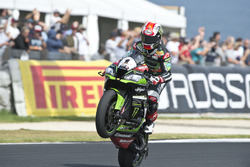 Il vincitore Jonathan Rea, Kawasaki Racing Team