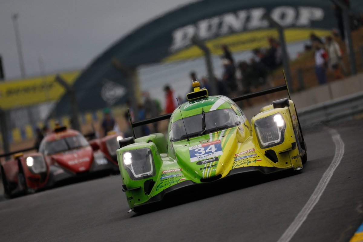 #34 Inter Europol Competition Oreca 07 - Gibson LMP2, Jakub Smiechowski, Renger Van dez Zande, Alex Brundle #1 Richard Mille Racing Team Oreca 07 - Gibson LMP2, Tatiana Calderon, Sophia Floersch, Beitske Visser