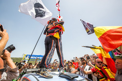 Yarış galibi Thierry Neuville, Nicolas Gilsoul, Hyundai Motorsport Hyundai i20 Coupe WRC