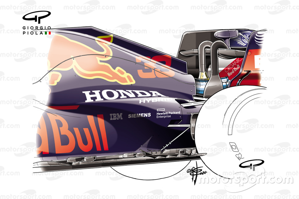 Днище Red Bull Racing RB16