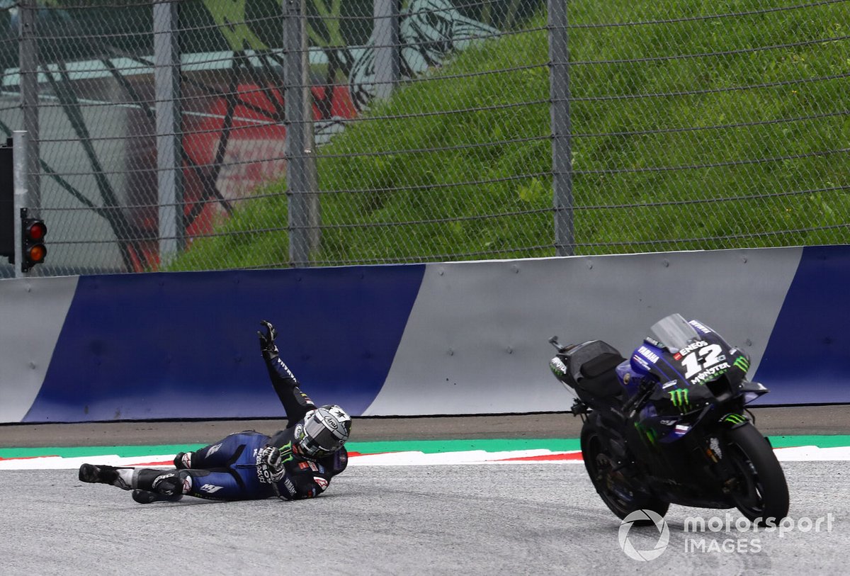 Maverick Viñales nam een onverantwoord risico door met defecte remmen op de baan te blijven.