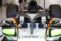 Sahara Force India F1 VJM09 con la cubierta de cabina Halo