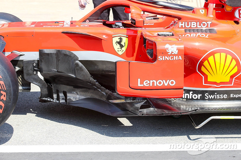Ferrari SF71H barge boards