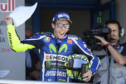 Podium: winner Valentino Rossi, Yamaha Factory Racing