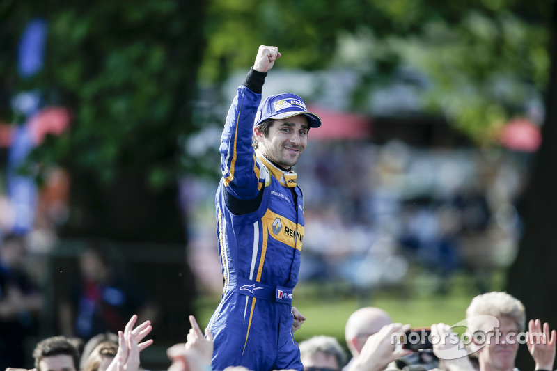 Ganador de la carrera Nicolas Prost, Renault e.Dams