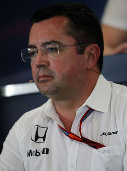 Eric Boullier, McLaren Racing Director in the FIA Press Conference