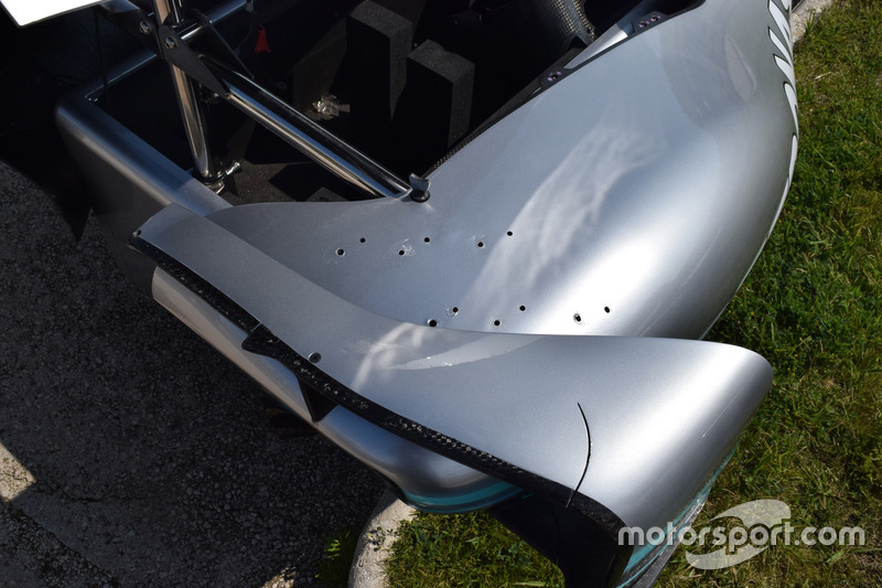 Mercedes-AMG F1 W09, dettaglio della carrozzeria