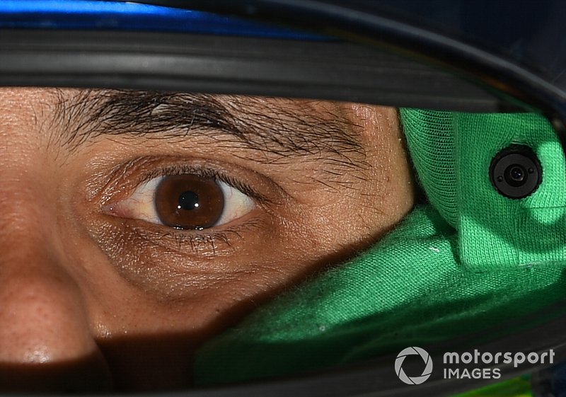 De helmcamera van Felipe Massa.
