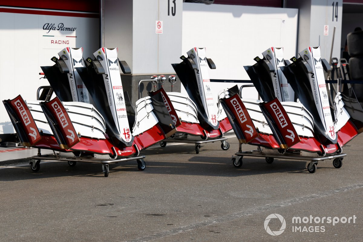 Front wing of Alfa Romeo Racing C41