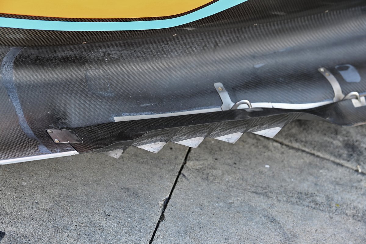 Detalle del McLaren MCL36
