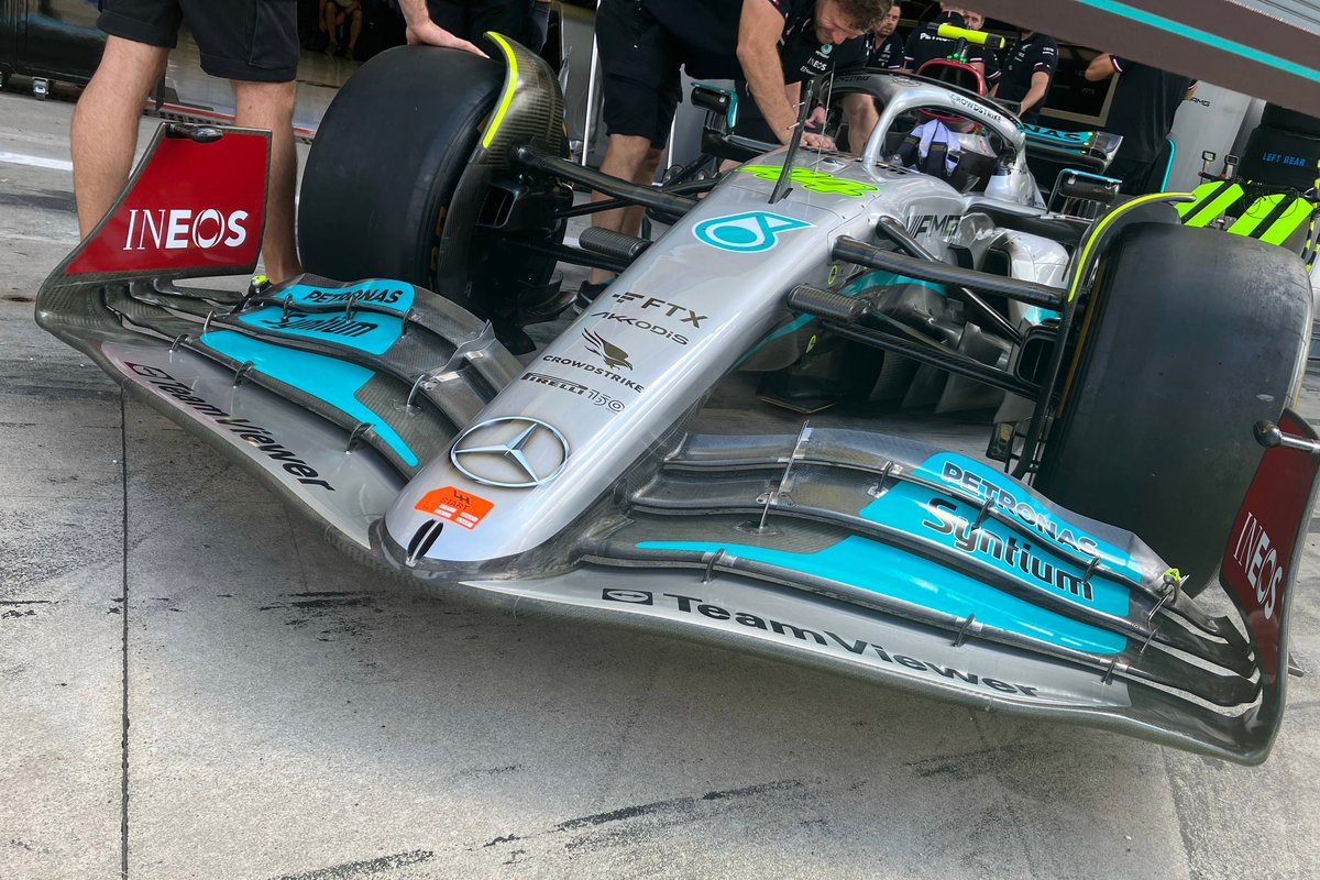 Detalles técnicos del Mercedes W13