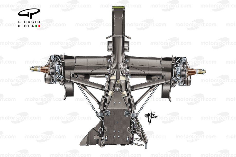 Suspensión de la caja de cambios Alpha Tauri AT02