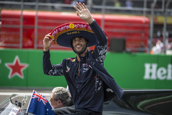 Daniel Ricciardo, Red Bull Racing on the drivers parade