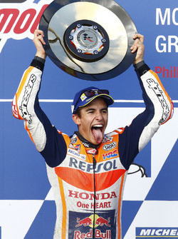 Podyum: Yarış galibi Marc Marquez, Repsol Honda Team
