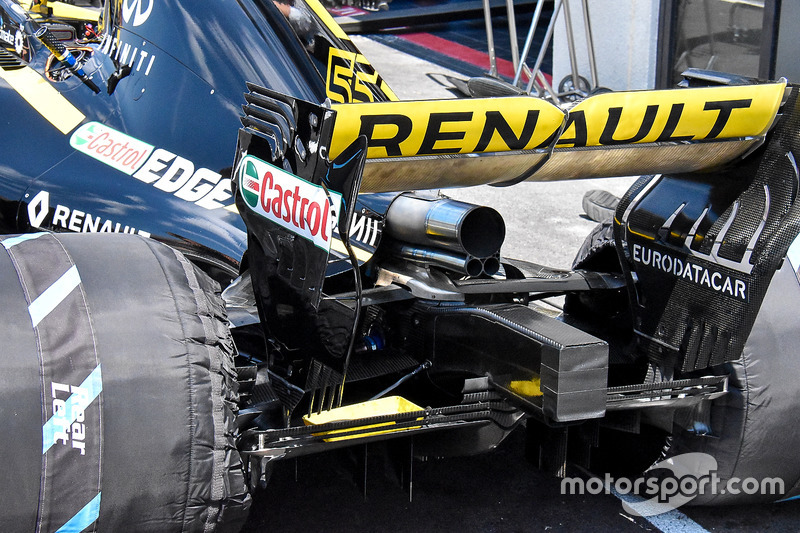 Renault Sport F1 Team R.S. 18, dettaglio posteriore