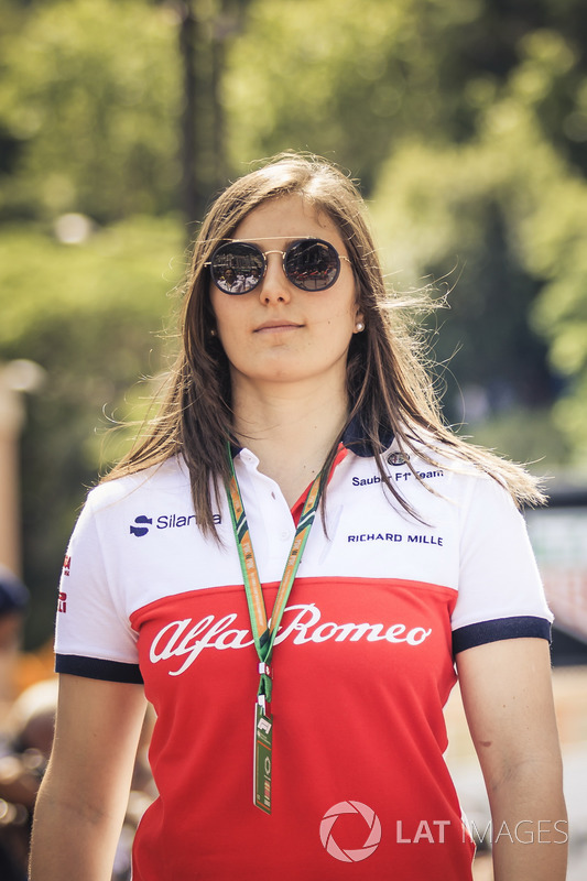 Tatiana Calderon, tester Sauber