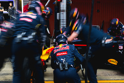Red Bull Racing beim Boxenstopptraining