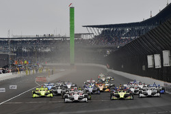 Start zum Grand Prix von Indianapolis 2018: Will Power, Team Penske Chevrolet, führt