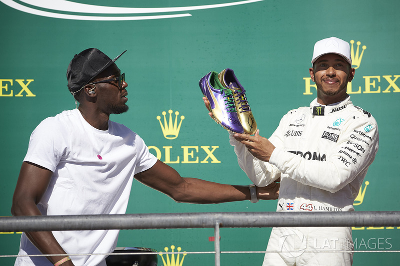 Усейн Болт, Льюіс Хемілтон, Mercedes AMG F1