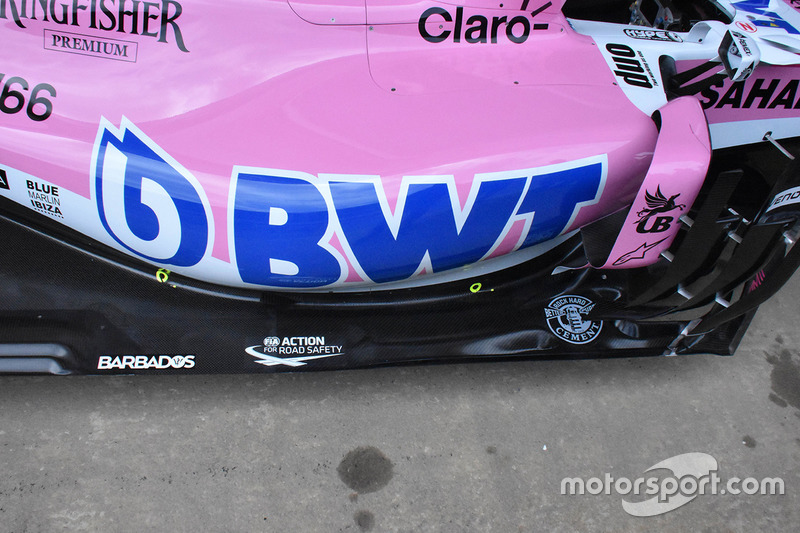 Force India VJM11, датчики