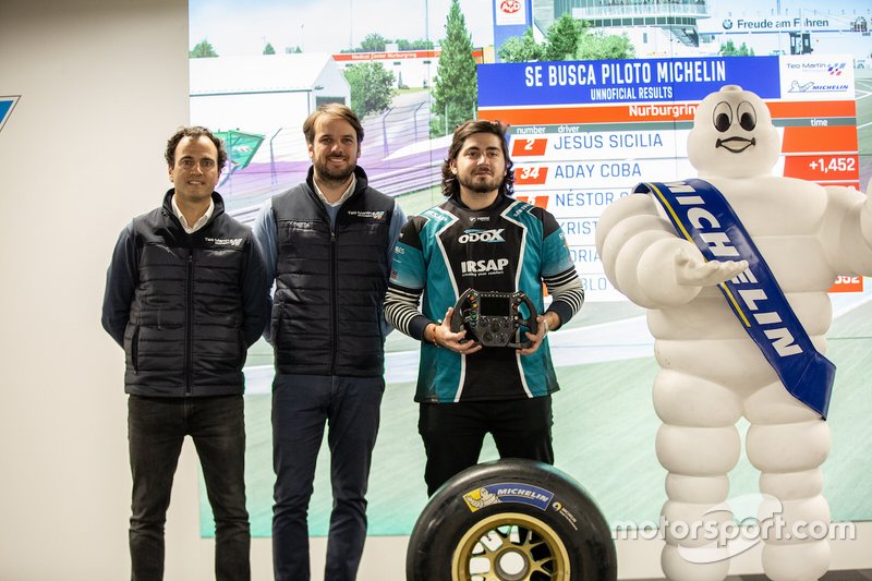 Jesús Sicilia, Piloto Michelin
