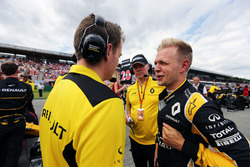 Kevin Magnussen, Renault Sport F1 Team, op de grid