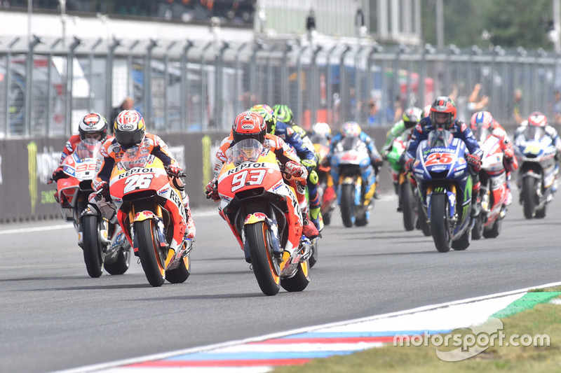 Marc Marquez, Repsol Honda Team startta lider