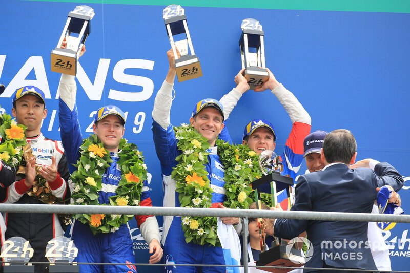 Third place #11 SMP Racing BR Engineering BR1: Mikhail Aleshin, Vitaly Petrov, Stoffel Vandoorne