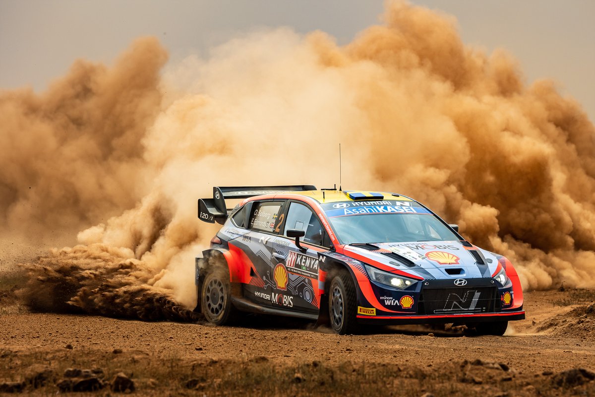 Oliver Solberg, Elliott Edmondson, Hyundai World Rally Team Hyundai i20 N Rally1