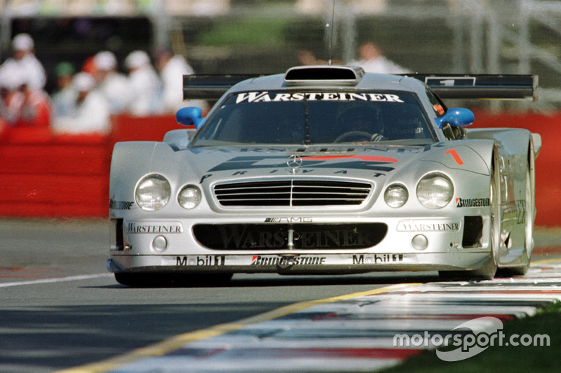 Марк Уэббер за рулем Mercedes CLR, 1998 год
