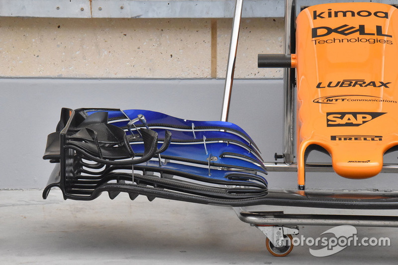 McLaren MCL33 ön kanat detay