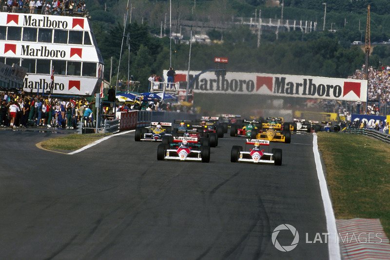 Ален Прост, McLaren MP4/4, Айртон Сенни, McLaren MP4/4 та Іван Капеллі, March 881