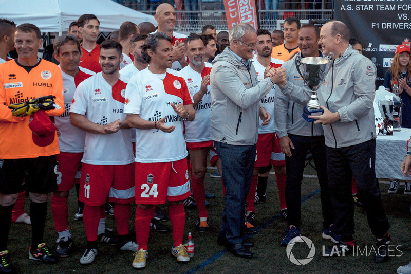 Claudio Ranieri e HSH Principe Alberto di Monaco