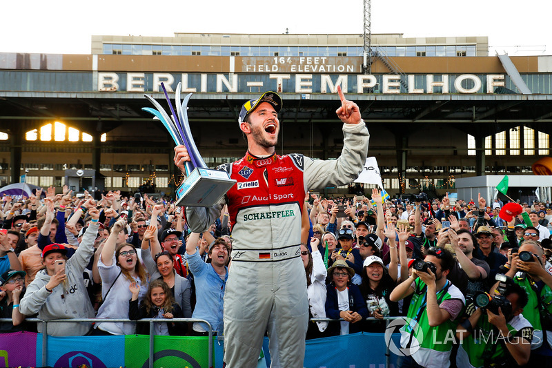 Daniel Abt, Audi Sport ABT Schaeffler, memenangi ePrix Berlin
