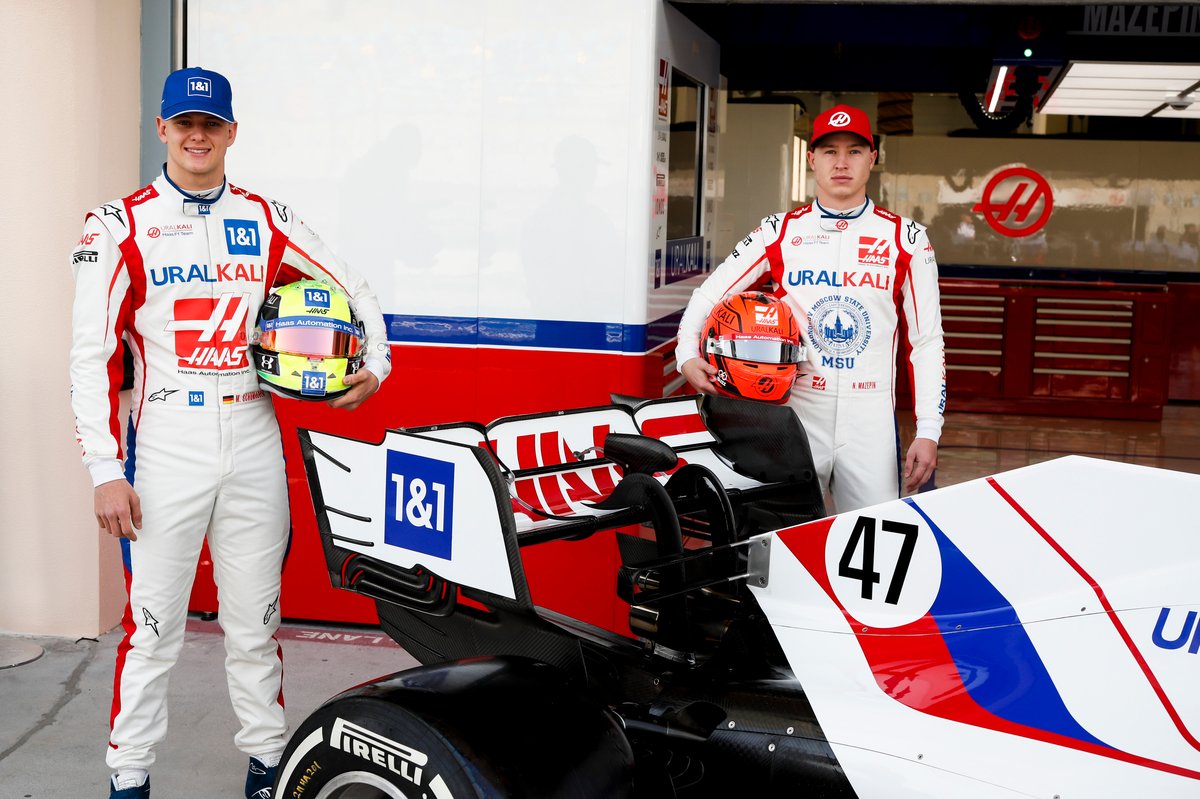 Mick Schumacher, Haas F1 et Nikita Mazepin, Haas F1