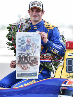 Winnaar Alexander Rossi, Herta - Andretti Autosport Honda