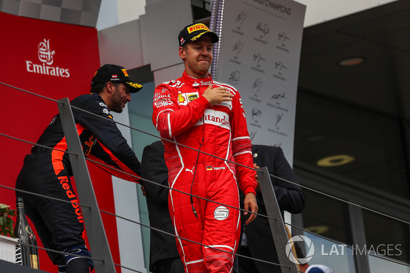 Podyum: 2. Sebastian Vettel, Ferrari