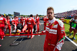 Себастьян Феттель, Ferrari на стартовій решітці