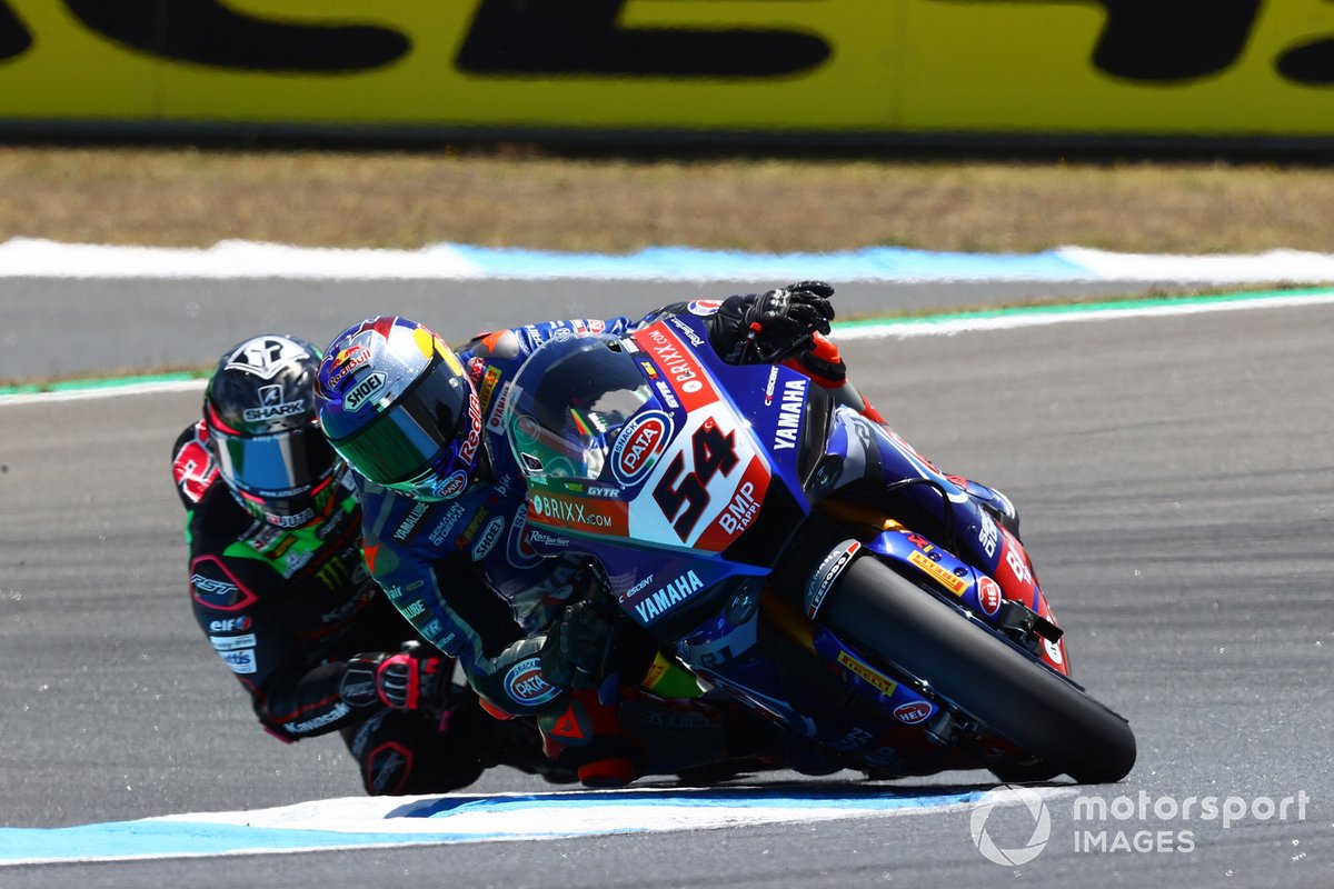 Toprak Razgatlioglu, PATA Yamaha WorldSBK Team, Alex Lowes, Kawasaki Racing Team WorldSBK