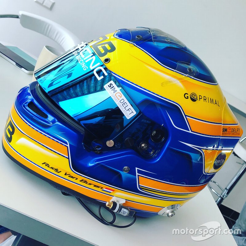 De helm van Rudy van Buren.