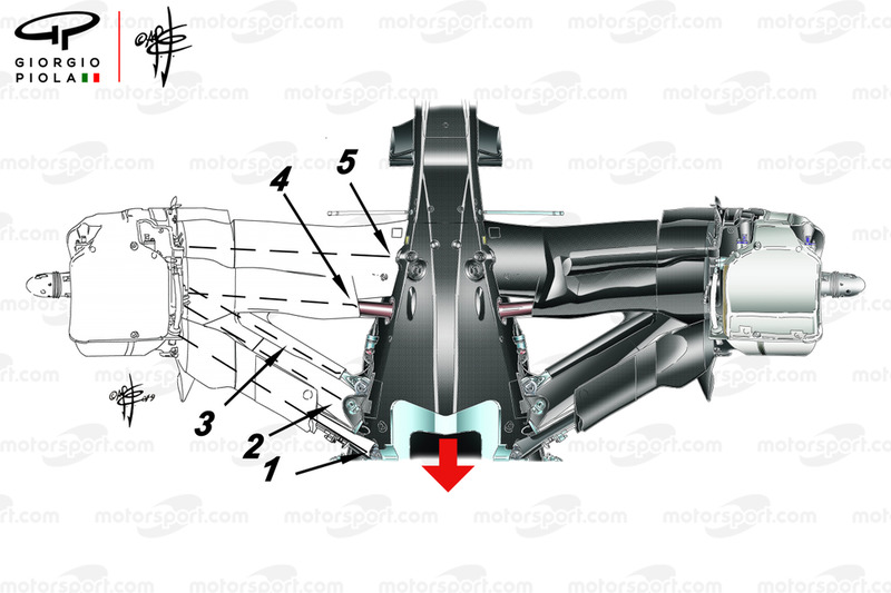 Mercedes W10 rear suspension