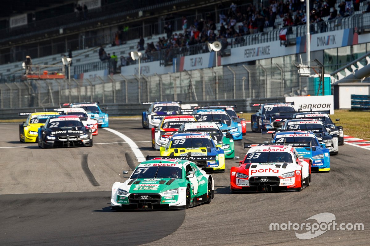 Start action, Nico Müller, Audi Sport Team Abt Sportsline leads