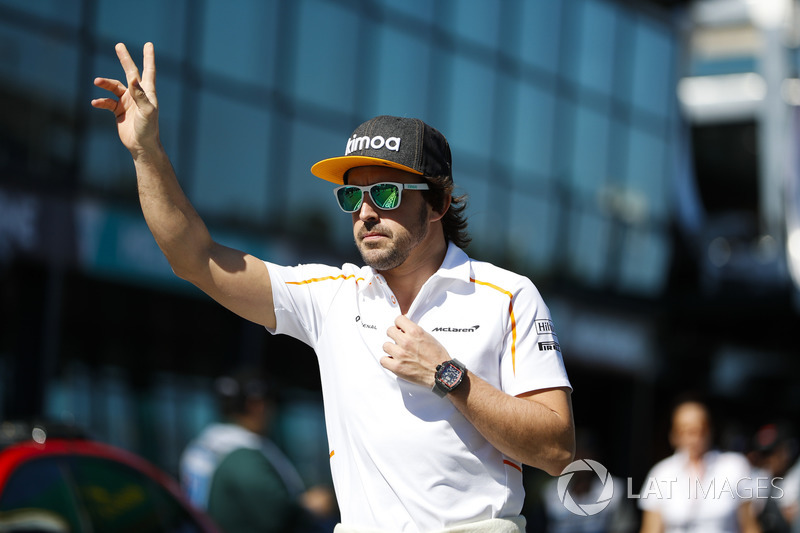 Melbourne (Australien): Fernando Alonso, McLaren