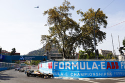Jean-Eric Vergne, Techeetah, Nelson Piquet Jr., Jaguar Racing, Andre Lotterer, Techeetah, at the sta