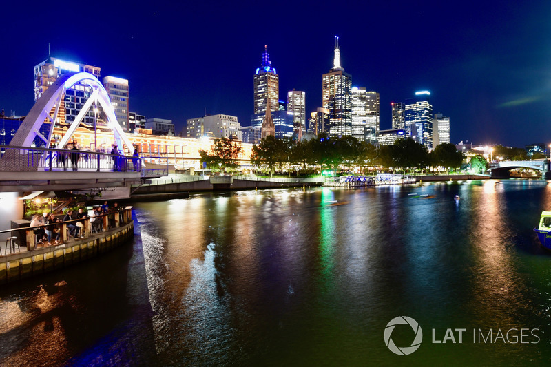 Atmosfer Melbourne şehir genel görünüm